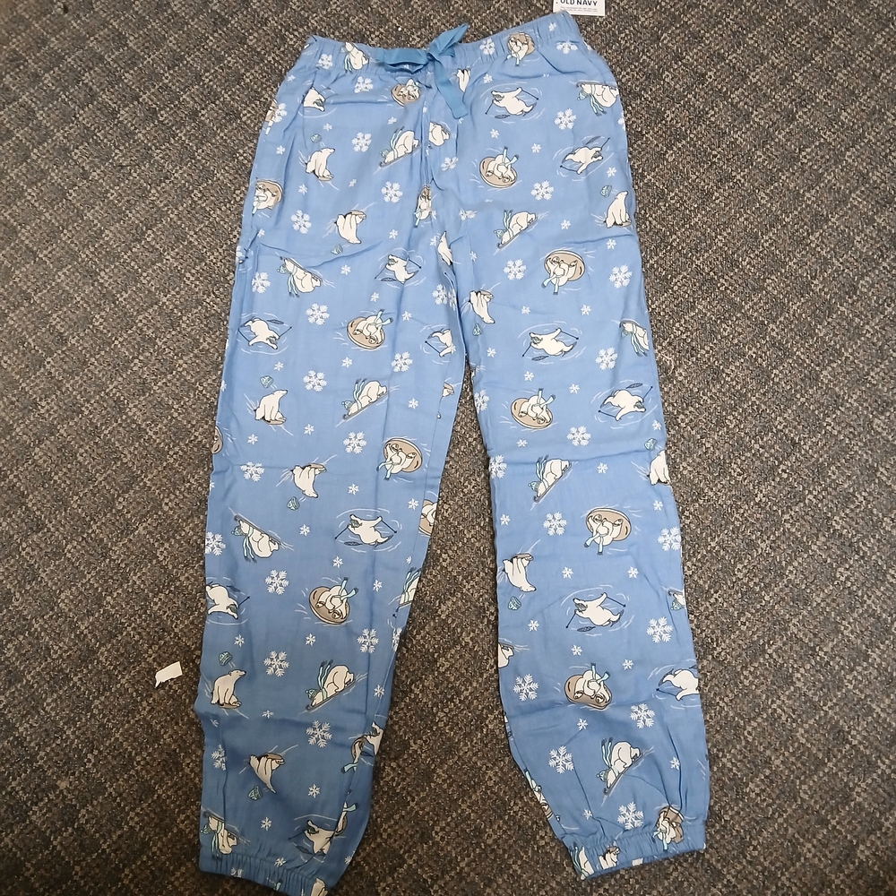 Old Navy Flannel Polar Bear Pajama Pants
